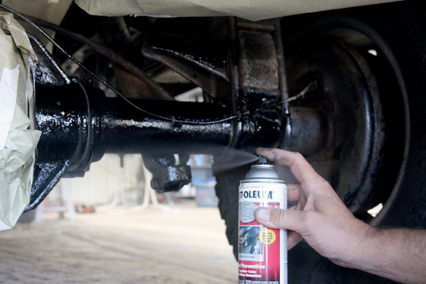 undercoating on Car